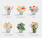 Keramik Blumenstiele - Handgefertigte Blumendekoration - Dekorative Vase Blumen
