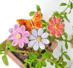 Keramik Gänseblümchen Blume Wohnkultur, 4 cm Durchmesser, 20 cm Stiel, 8 Farben
