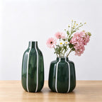 Handgefertigte Keramikvase, moderne Blumenvase, glasierte Vase, minimalistisch, Tischdekoration
