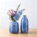 Handgefertigte Keramikvase, moderne Blumenvase, glasierte Vase, minimalistisch, Tischdekoration