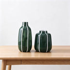 Handgefertigte Keramikvase, moderne Blumenvase, glasierte Vase, minimalistisch, Tischdekoration