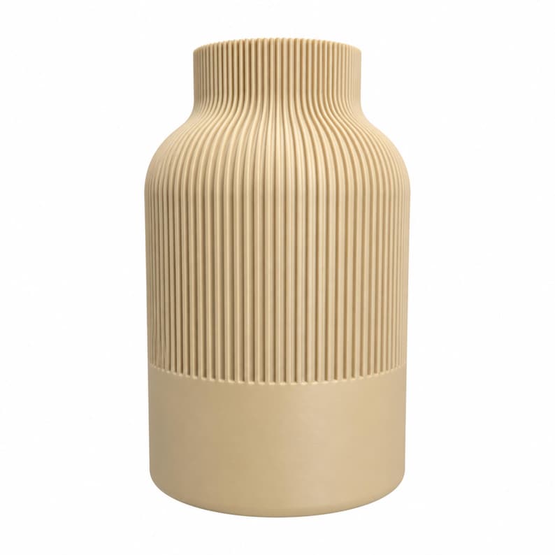 Moderne 3D-Druck Vase mit Matte Optik | Skandi Design