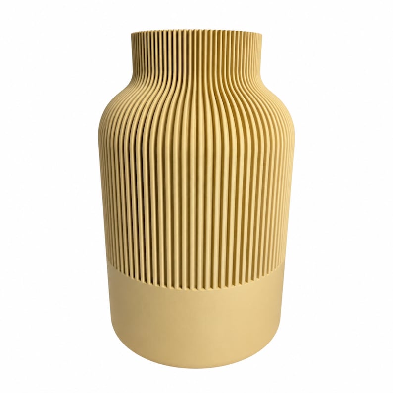 Moderne 3D-Druck Vase mit Matte Optik | Skandi Design