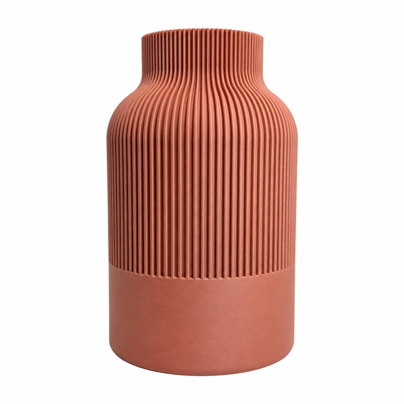 Moderne 3D-Druck Vase mit Matte Optik | Skandi Design