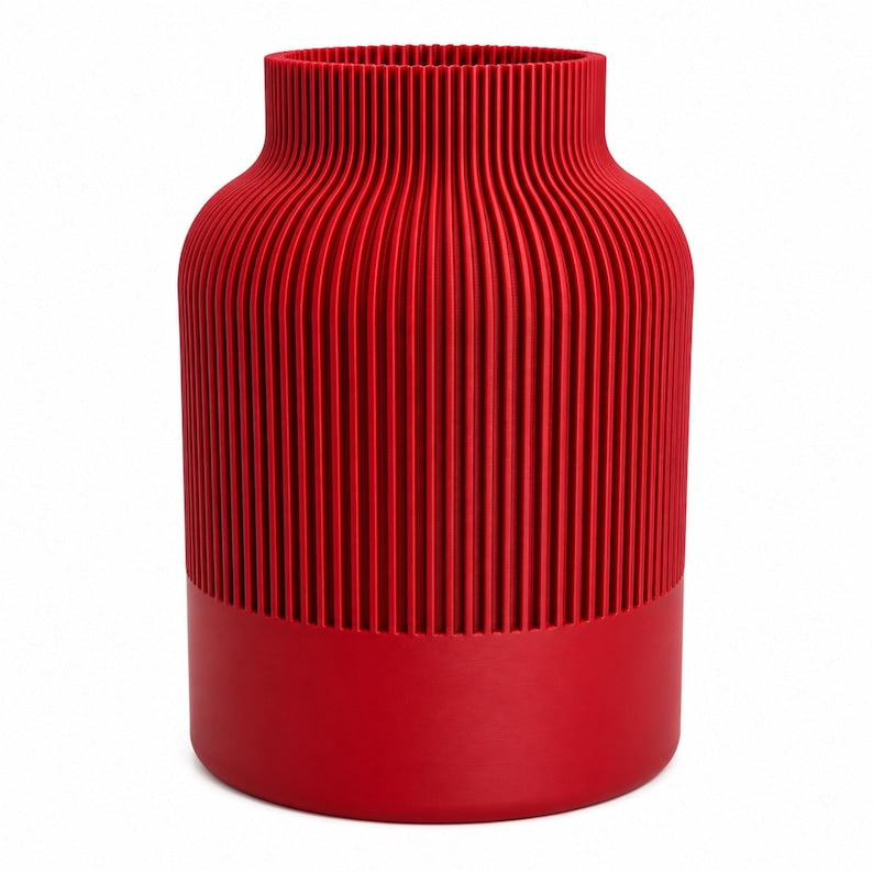 Moderne 3D-Druck Vase mit Matte Optik | Skandi Design