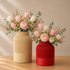 Moderne 3D-Druck Vase mit Matte Optik | Skandi Design