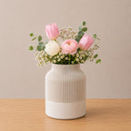 Moderne 3D-Druck Vase mit Matte Optik | Skandi Design