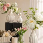 Moderne Keramikvase mit matter Oberfläche