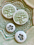 Keramik Tränkensteine für Insektentränke, Vogeltränke, Deko, handgefertigt, frosten, wetterbeständig